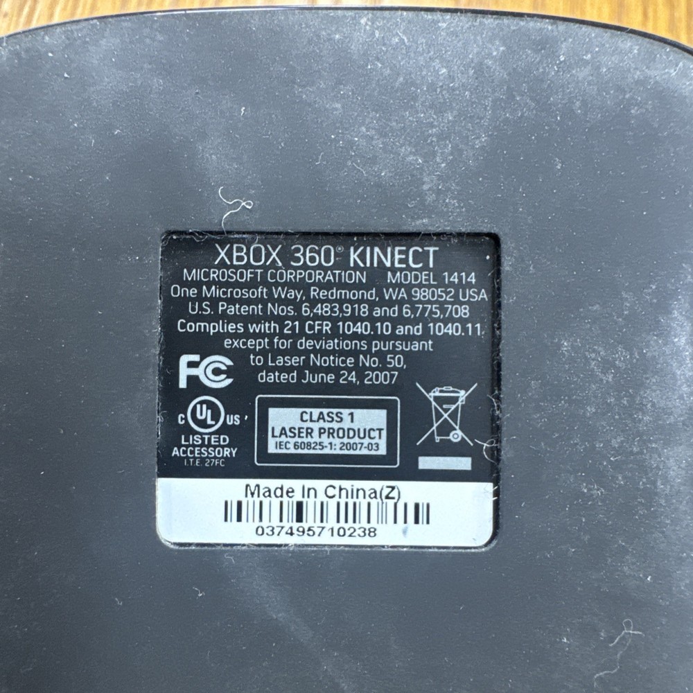 Microsoft Xbox 360 Kinect Motion Sensor Bar Model 1414 Tested Working