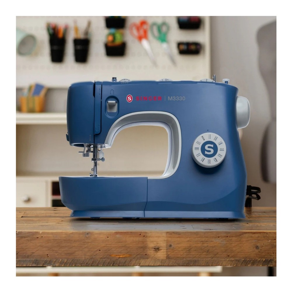 SINGER M3330 Sewing Machine with Accessory Kit - Navy Blue