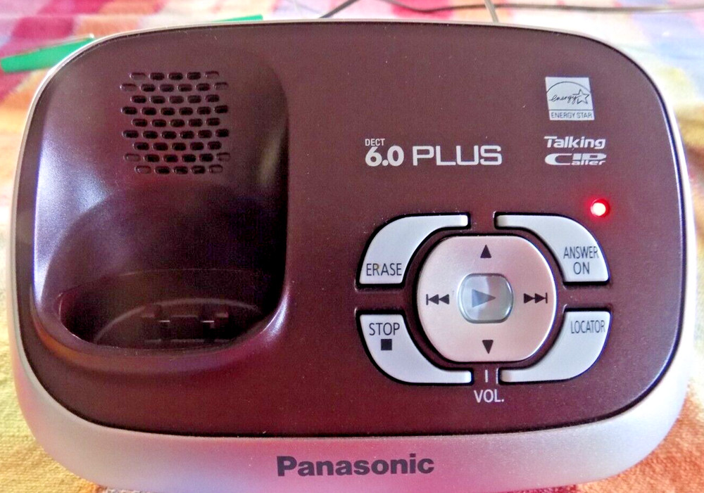 PANASONIC KX-TG6572R BASE UNIT Answering Machine RED DECT6.0