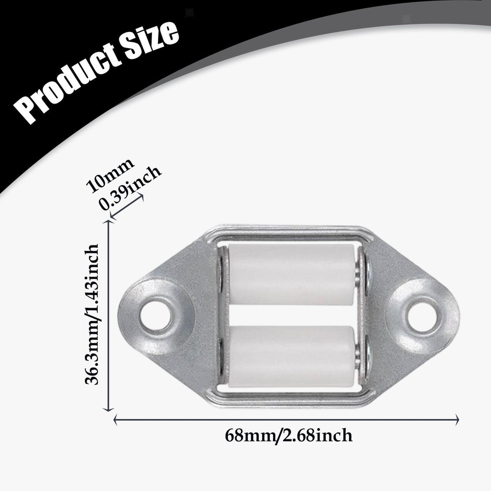 Belt Guide for Shutter Webbing Accessory Surface Mounted for 23mm Wide Tapes