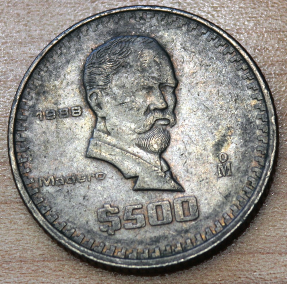 1988 Mexico 500 Pesos