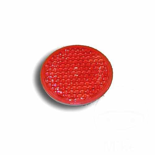 Reflector Round Red 80 Mm Self Adhesive