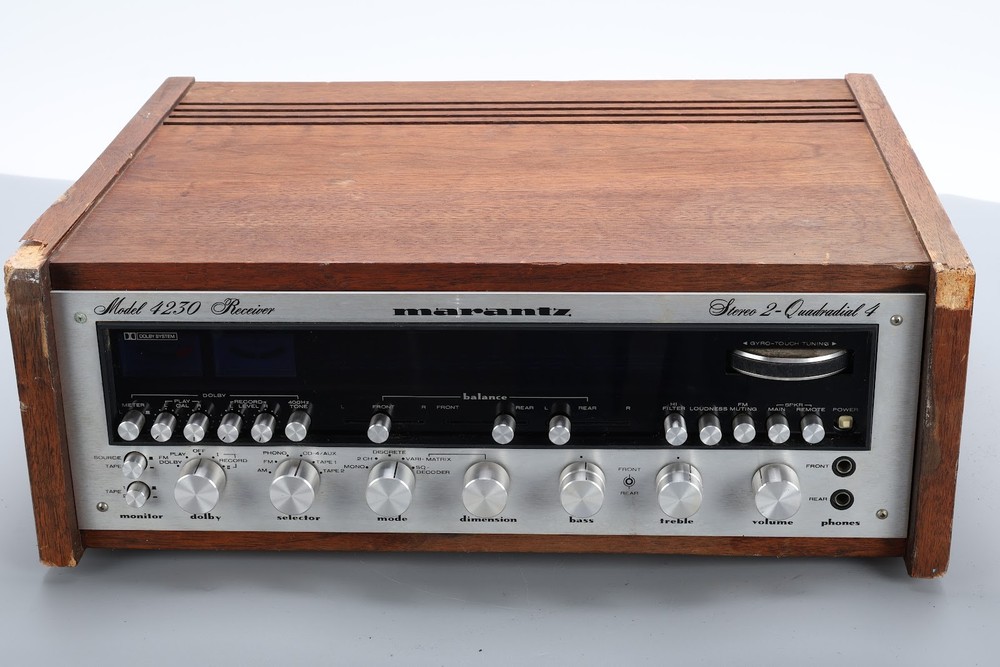 Marantz 4230 4-Channel Quadraphonic Solid State Receiver w/ Wood Case - AS IS
