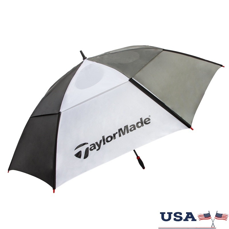 Automatic Open Golf Umbrella 68 Inch Durable Vented Double Canopy Windproof New