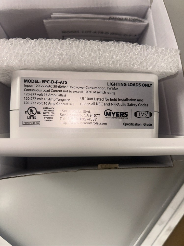 BRAND NEW LVS # LUT-ATS-D Automatic Transfer Switch