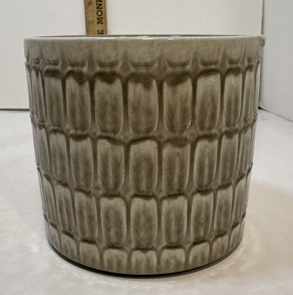 Vintage Scheurich Patterned Pottery Planter Germany 878-12