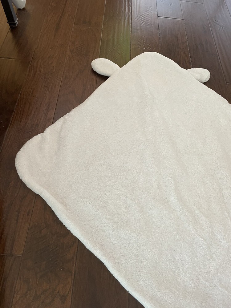 lil llama hooded bath blanket