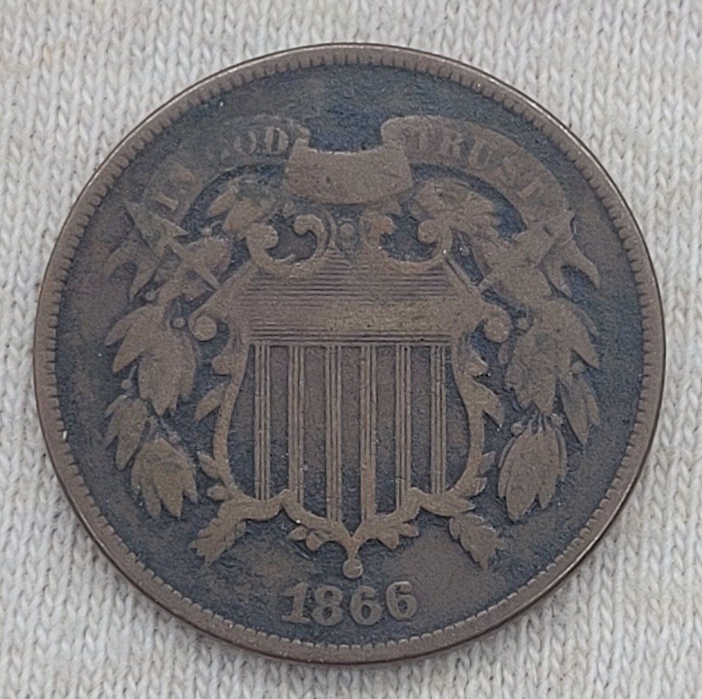 WPCoins ~ 1864 1865 1866 (3) 2 Cent Coins