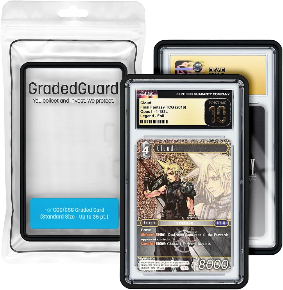 Graded Card Case for Standard Slab - Soft Touch Matte Finish - Multiple Colors