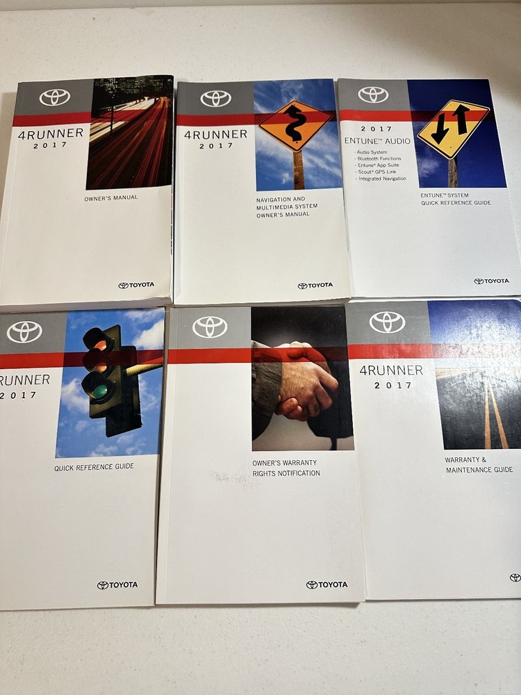 2017 Toyota 4Runner Owner's Manuals Set