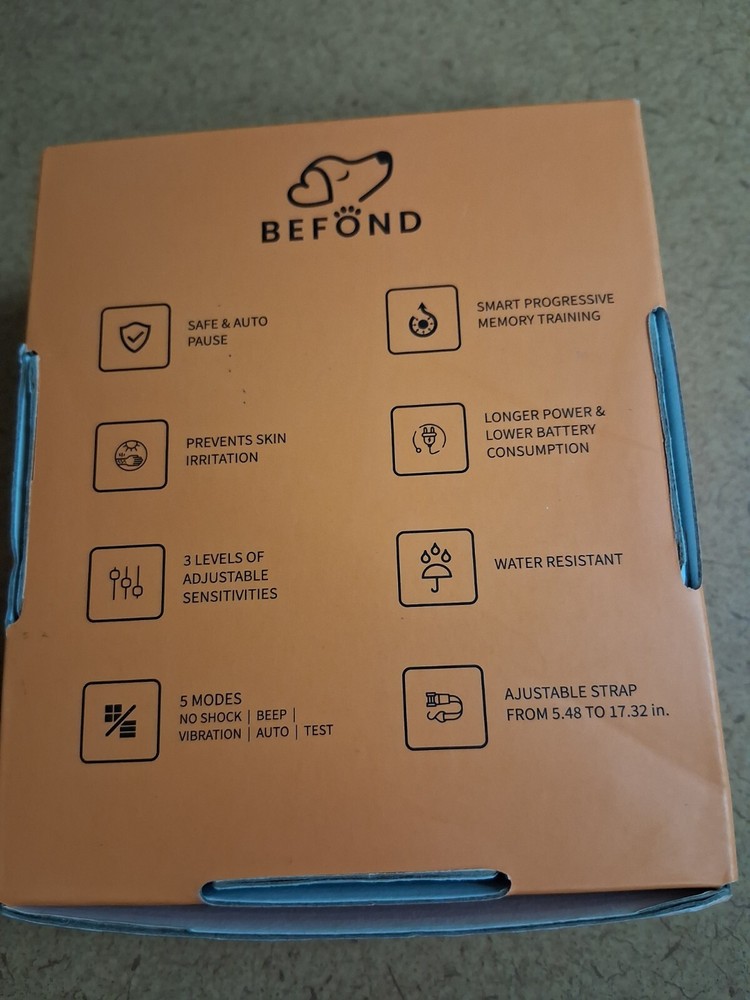 ~~~ BEFOND BARK CONTROL COLLAR ~~~ BRAND NEW IN BOX ~~~