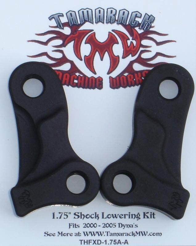 HARLEY DAVIDSON DYNA'S 1.75" REAR LOWERING KIT 2000-2002  -U.S.A. MADE