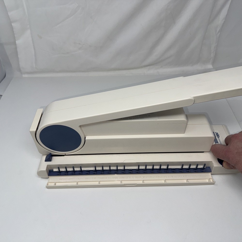 GBC DocuBind Punching and Binding System Machine Manual Press Excellent Cond.