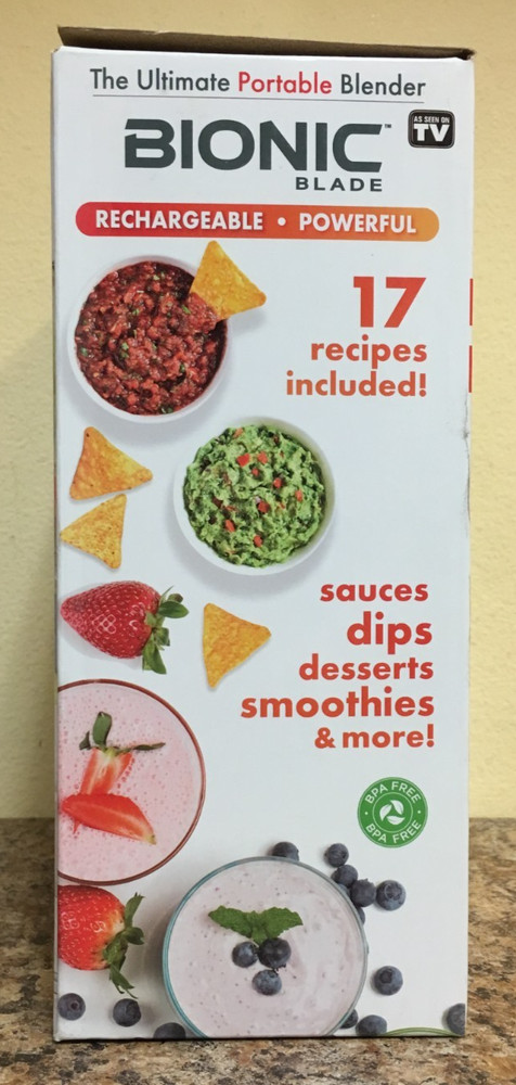 Bell + Howell 8042 Bionic Blade Portable Blender Set