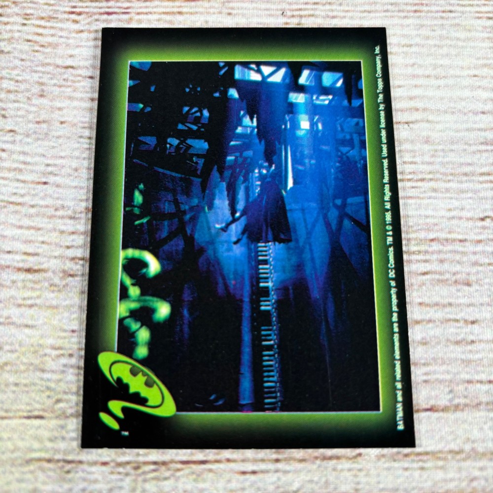 1995 Topps Batman Forever Sticker - #78 Batman Drops