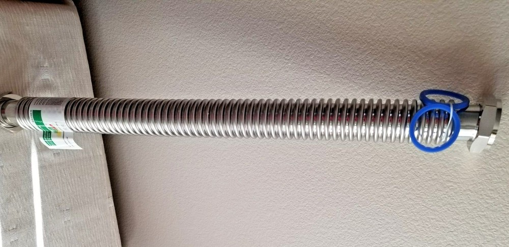 2" Stainless Steel Corrugated Water Heater Connector 30" Plumbing Connector