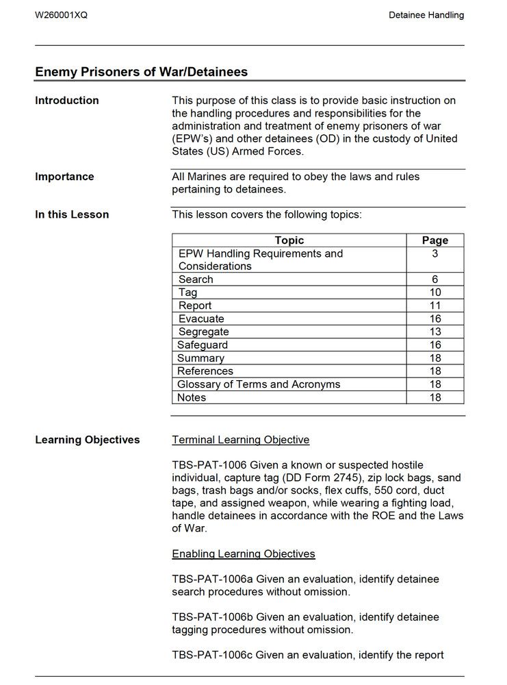 2,301 page USMC Warrant Officer Basic Course Training Materials on Data CD