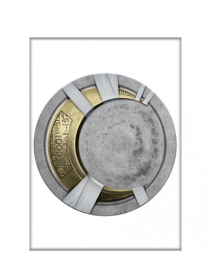 Marvel Studios Moon Knight Wrapped Moon Symbol Magnet Multi-Color