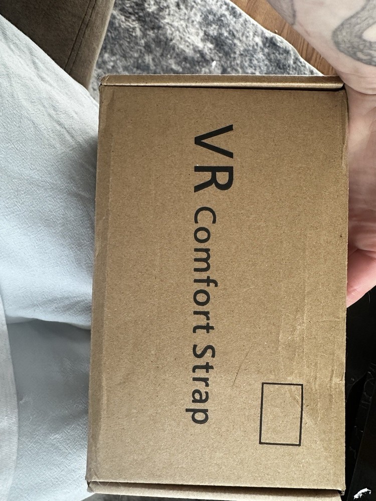 Comfort Strap for VR Headset, White and Black
