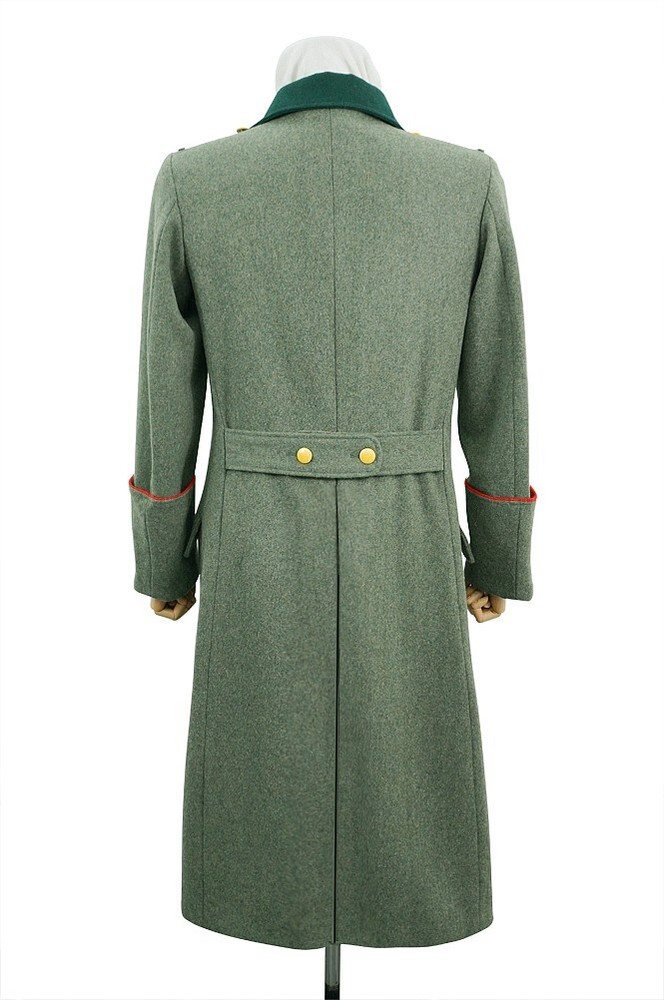WW2 German Heer General Fieldgrey Wool Greatcoat With Pipe