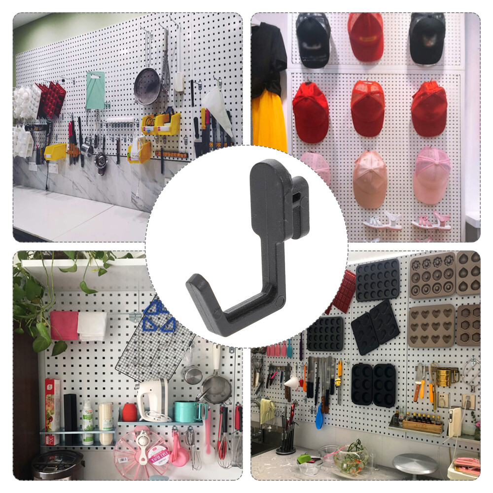 20pcs Shelf Hooks Pegboard Hook Shelving Hook J Shape Garage Store Hooks