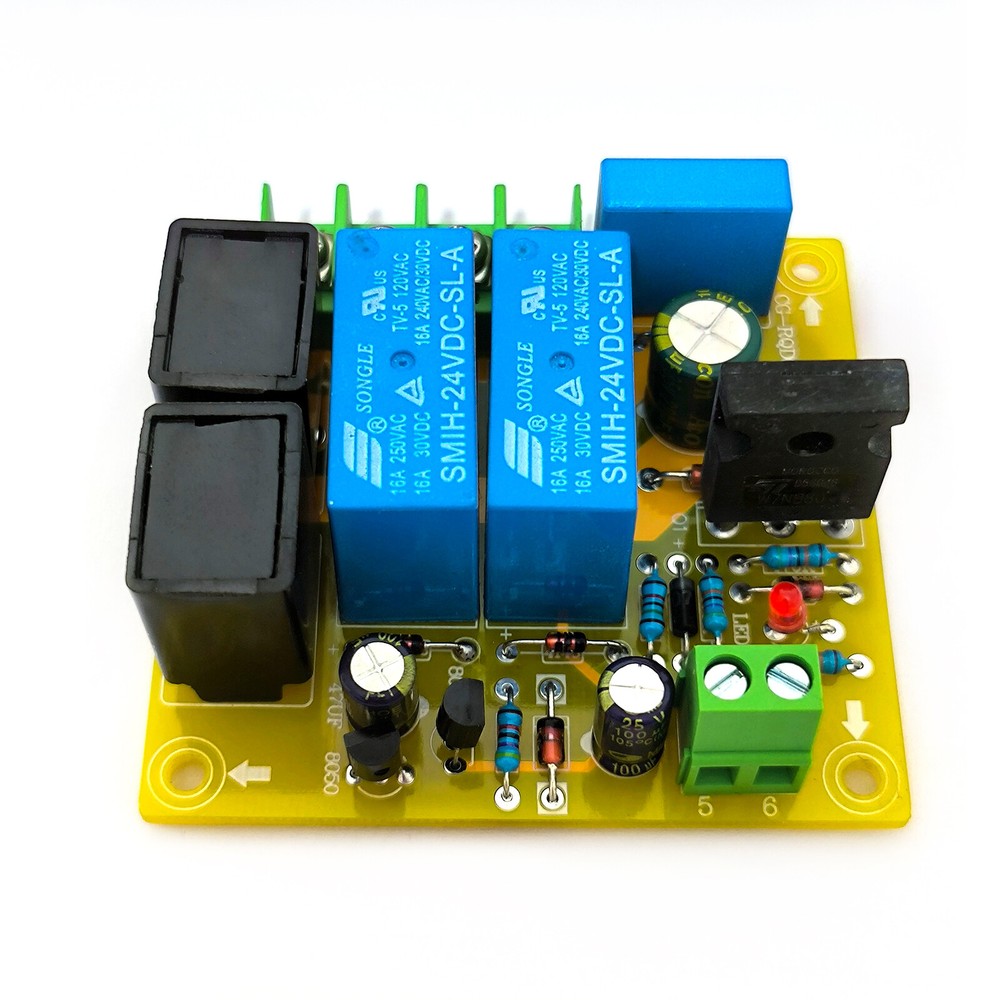 1pc Transformer/amplifier soft start board with temperature control 2600W