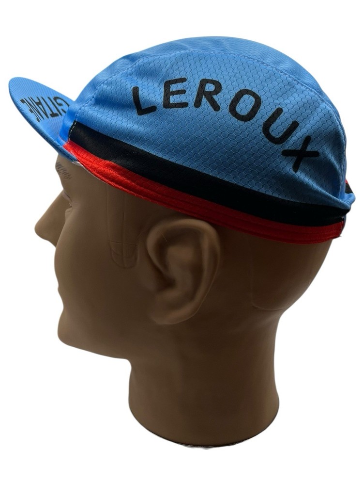 Vintage Gitane Cycling Hat Cap Flip Up Leroux