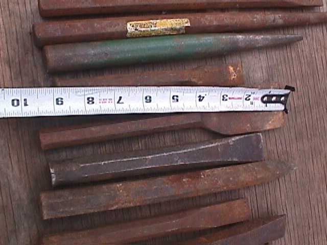 PUNCH COLD CHISEL LOT