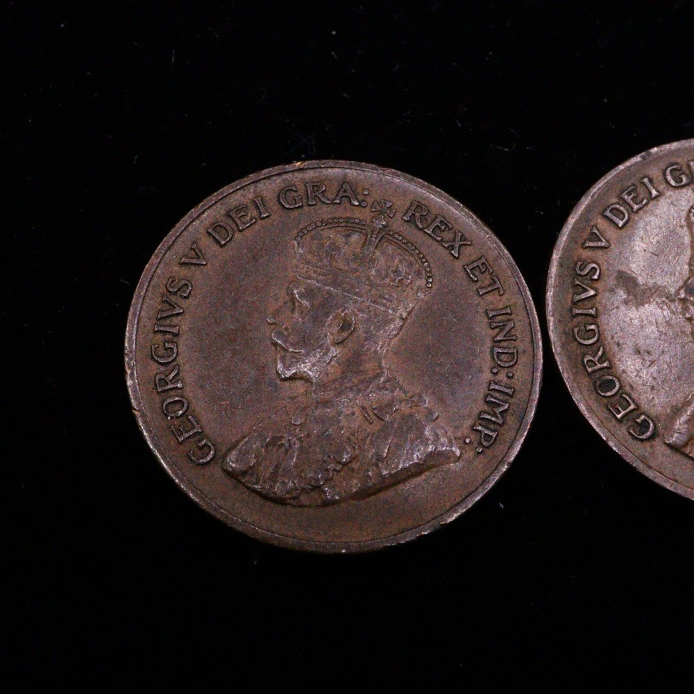 1933 & 1934 Canada One Cents