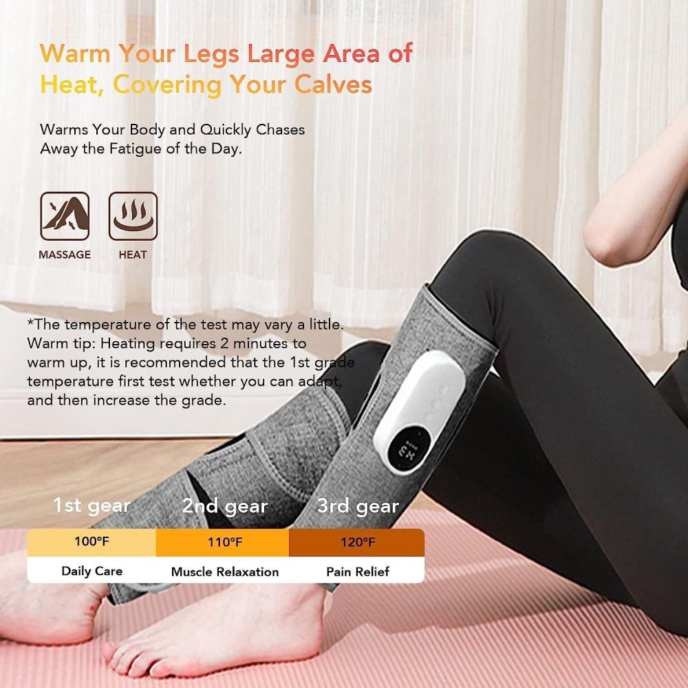50pcs 3 Modes Leg Massager Cordless Calf Air Compression Massager