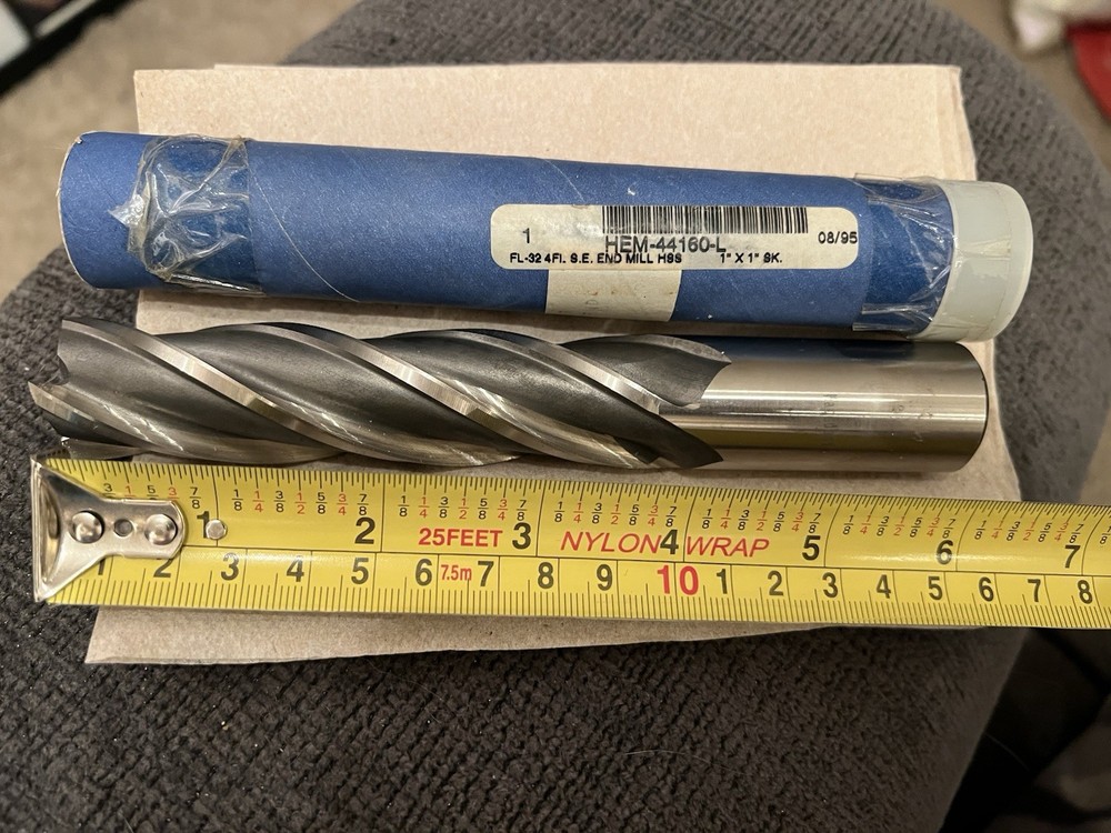 1X1 4FL SE End Mill HSS HEM-44160-L