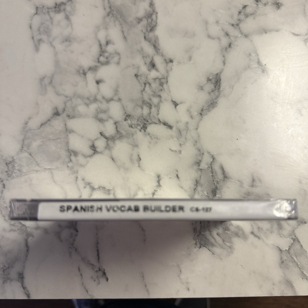 Spanish Vocabulary Builder CD-ROM Snap! 2001 Mac PC Language Learning New Sealed