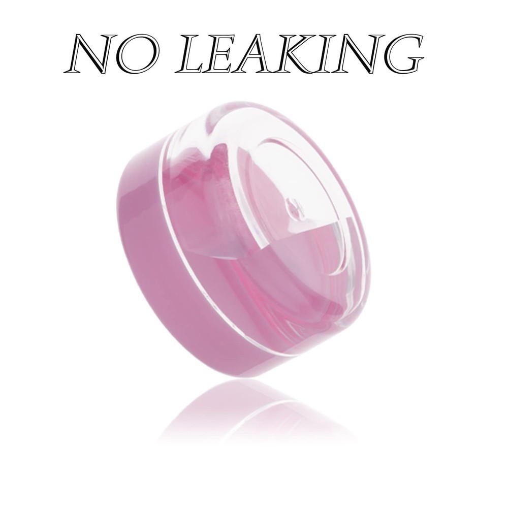 10 Gram Sample Containers 100 Count Cosmetic Containers with Lids Refillable ...