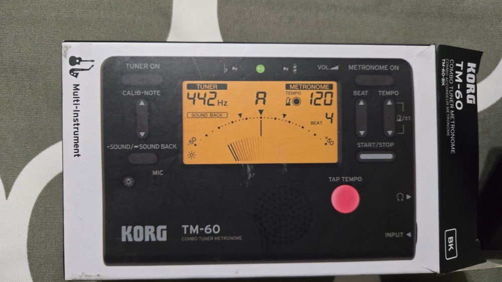 Korg TM60BK Tuner Metronome - Black