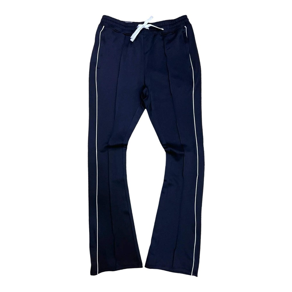 WH-100-470 - Track Stacked Fit Pants (Black)