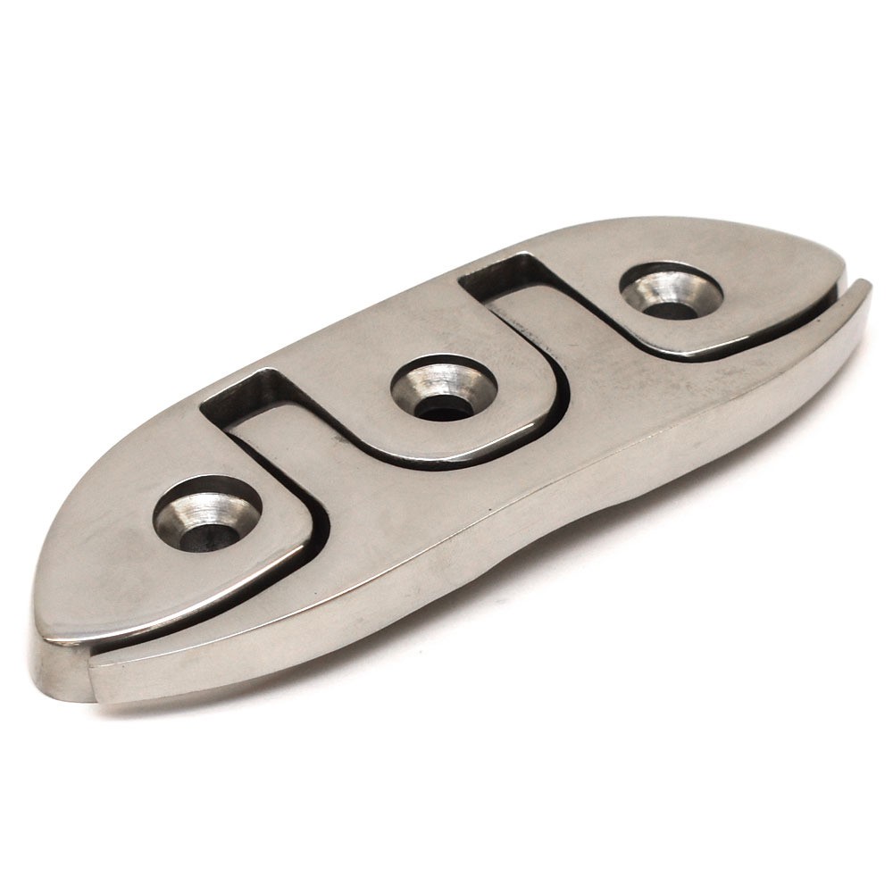 Whitecap Boat Folding Cleat 6745 | Stainless Steel 3-Hole