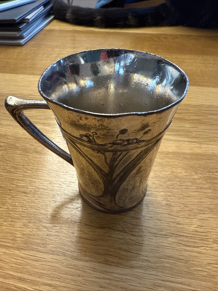 Vintage Silver Plated Christening Cup.