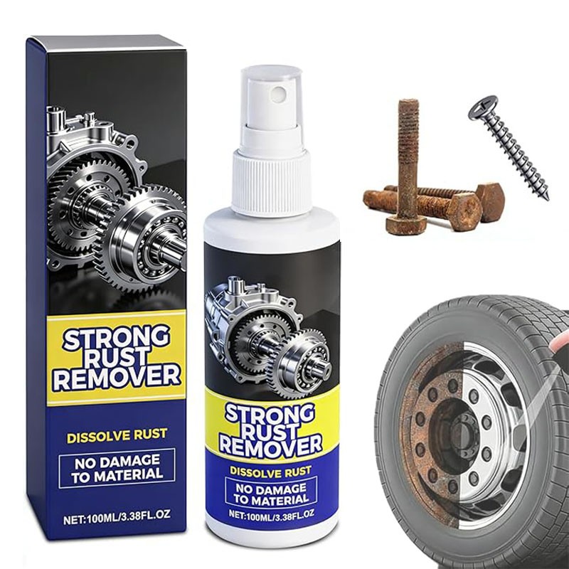 2 PACK Strong Rust Remover 100ml Powerful Rust Removal Spray For Cars &Tools US