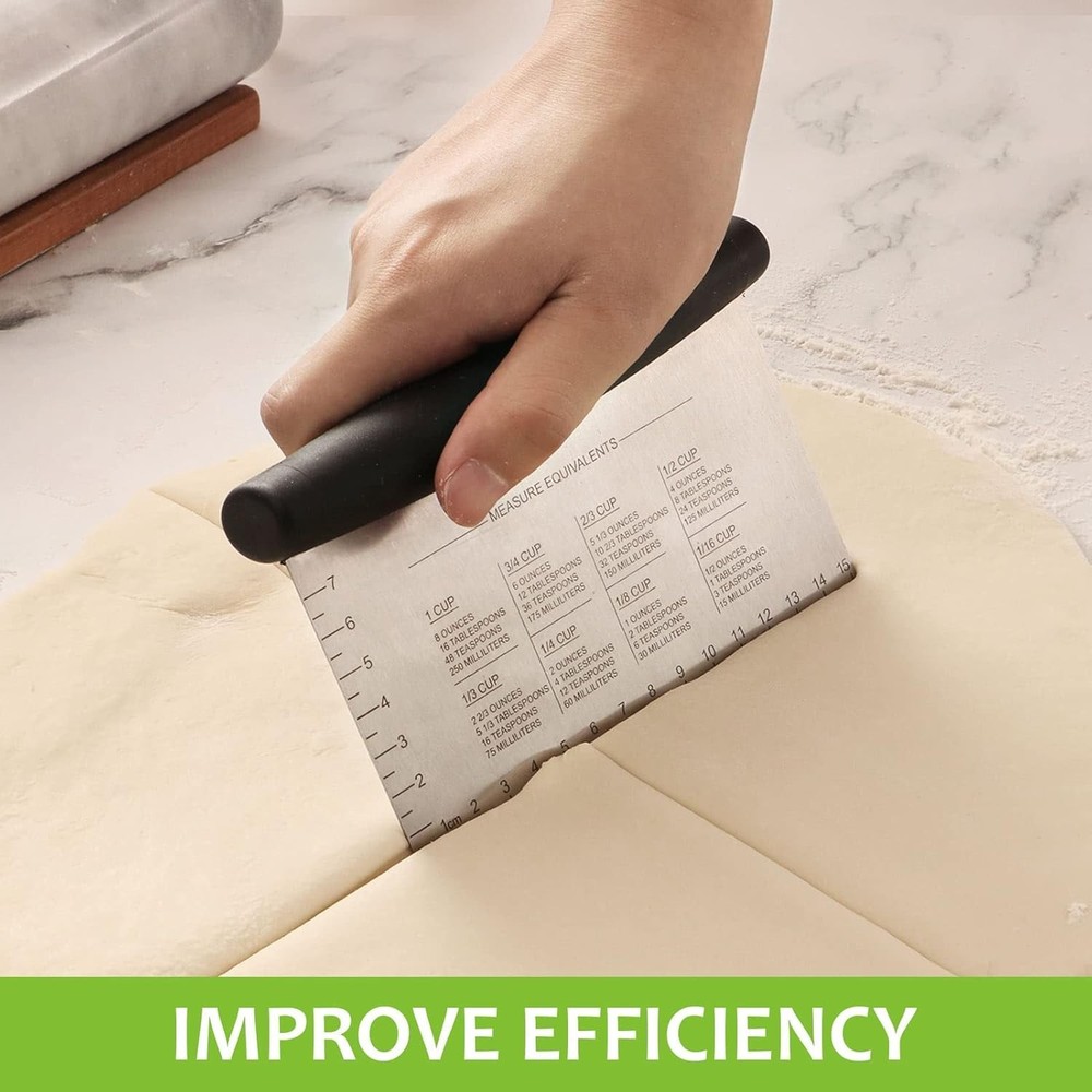 Biscuit Cutter Set Pastry Scraper Dough Blender Flour Duster Baking Tools