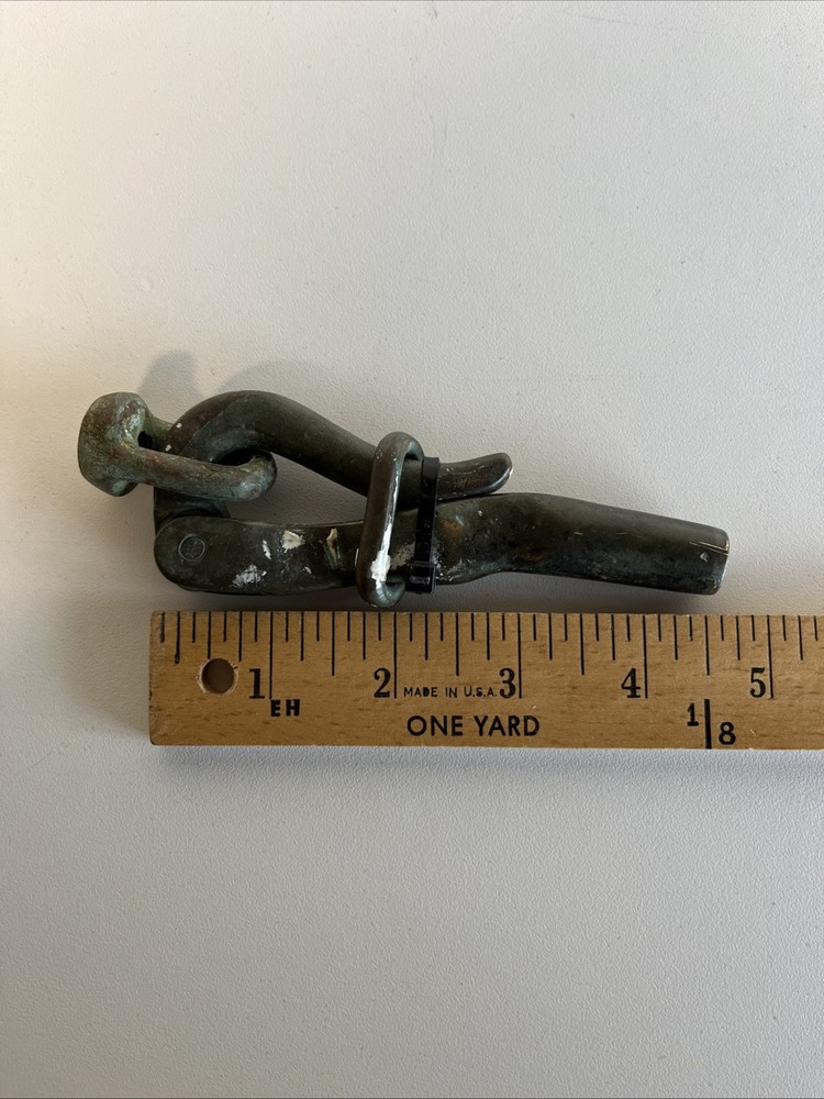 Large 4-1/2"L Bronze Pelican Hook 5/16" LH Threaded-TWO AVAILABLE