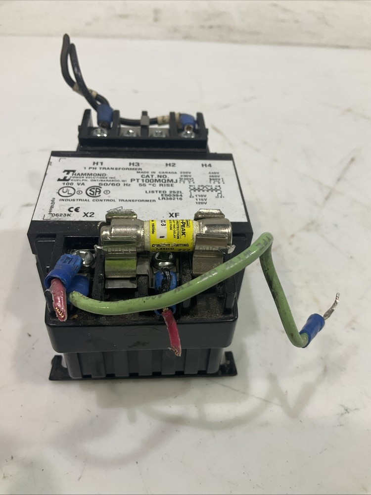 HAMMOND PT100MQMJ CONTROL TRANSFORMER F2M