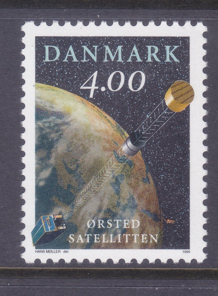 Denmark 1143 MNH 1999 Oersted Satellite Space Issue Very Fine