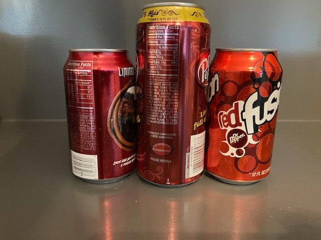 Dr Pepper 3 Pack Lot of Cans