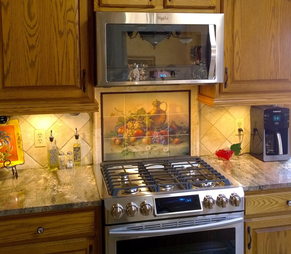 Art Fruit Mural Ceramic Decor Backsplash Tile #337