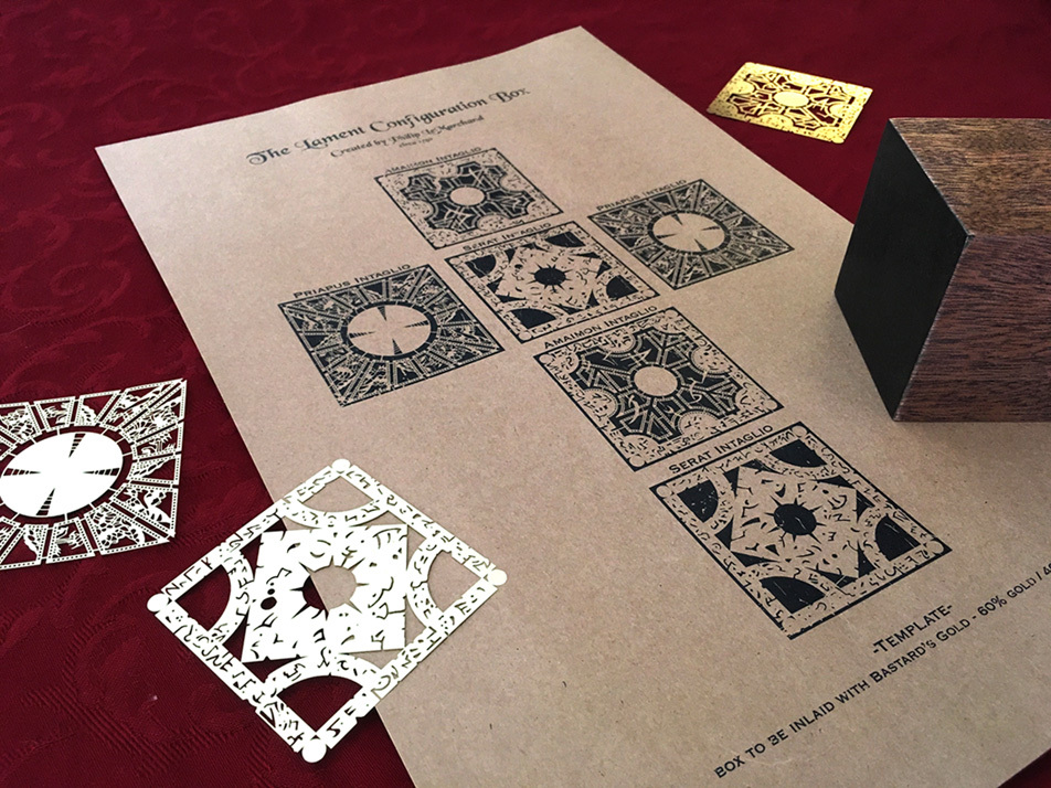 Hellraiser Puzzle Box Schematics - Lithograph Print - UV Protection - Archival