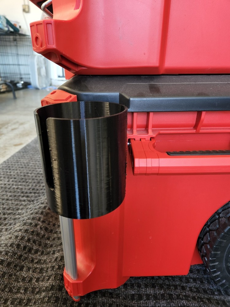 i3DShop Milwaukee Packout Cup Holder Mount LEFT SIDE