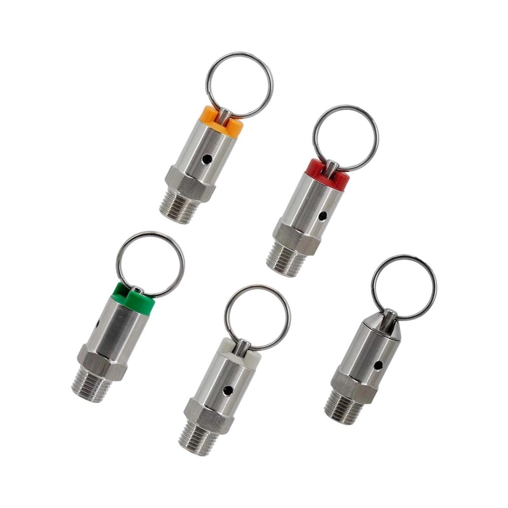 Beer Keg Pressure Relief Valve Sturdy Compact Accessories 1/4" Male NPT