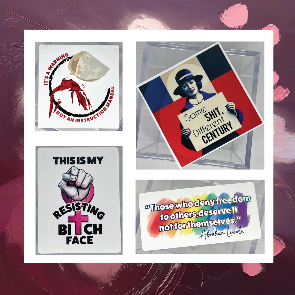 Womens' Rights Vinyl Stickers