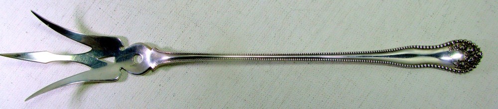 Gorham 1897 Lancaster Pattern Sterling Silver Lettuce Fork No Monograms