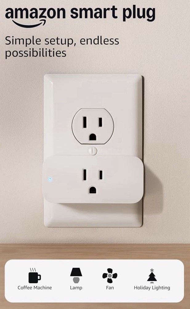 Amazon Smart Plug Works with Alexa Simple setup endless possibilities